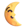 Эмодзи Fluent Emoji #4  🌜