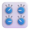 Эмодзи Fluent Emoji #4  🎛️