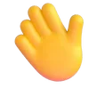 Емодзі Fluent Emoji #7 👋