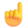 Емодзі Fluent Emoji #7 ☝️