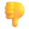 Емодзі Fluent Emoji #7 👎