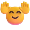 Емодзі Fluent Emoji #7 🙌
