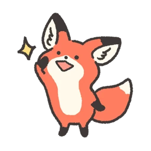 Fluffy Red Foxy sticker 🤗