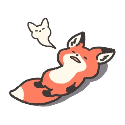 Fluffy Red Foxy sticker 😶