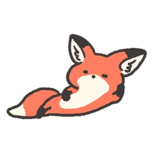 Fluffy Red Foxy sticker 😁