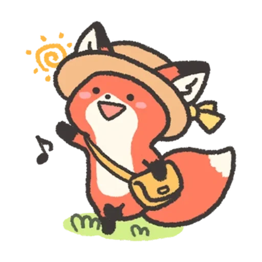 Telegram stiker «Fluffy Red Foxy» 🤪