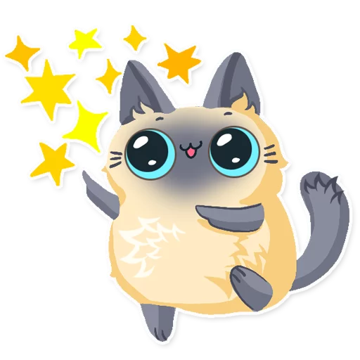 Telegram stiker «Cute fluffy Simi» 👍