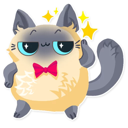 Стикер Telegram «Cute fluffy Simi» ✨
