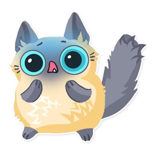 Cute fluffy Simi emoji 😱
