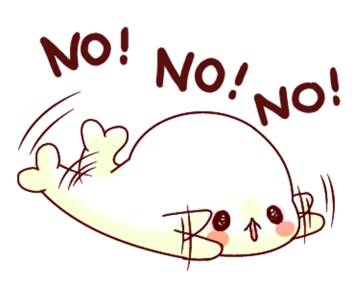 Telegram Sticker «Fluffy Seal» ❌