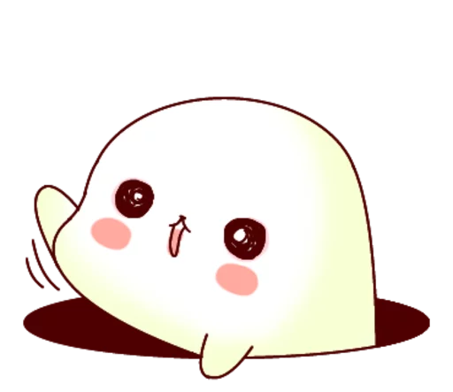 Емодзі Fluffy Seal  👋