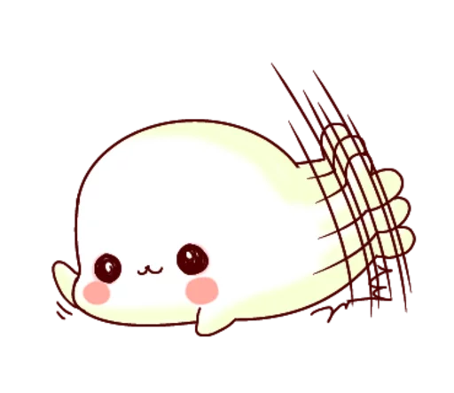 Емодзі Fluffy Seal  😐
