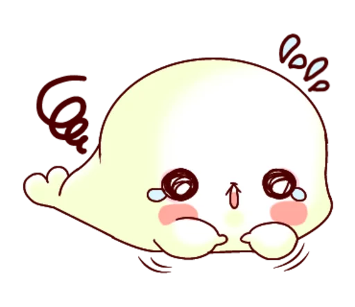 Fluffy Seal  emoji 😞