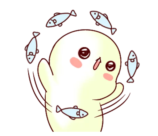Емодзі Fluffy Seal  🐟