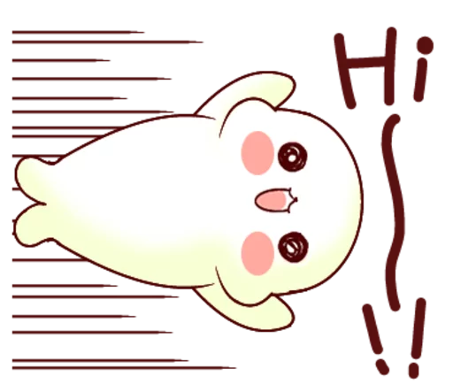 Telegram stiker «Fluffy Seal » ✋