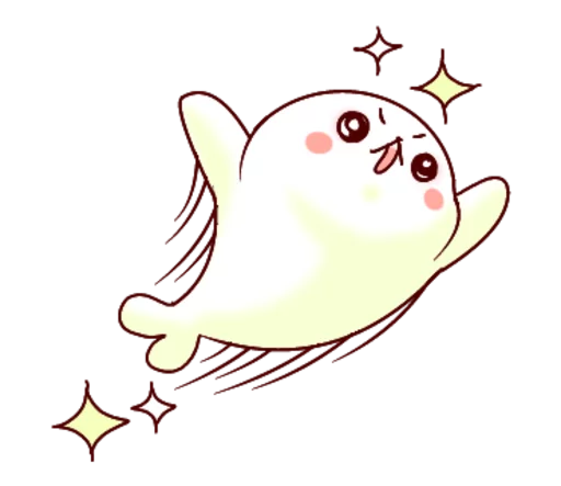 Fluffy Seal  emoji 😊