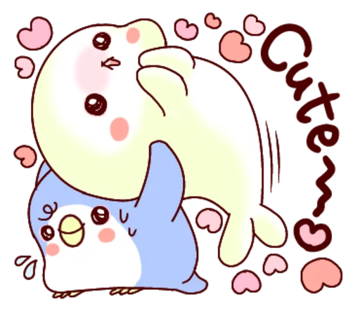 Fluffy Seal  emoji 😋