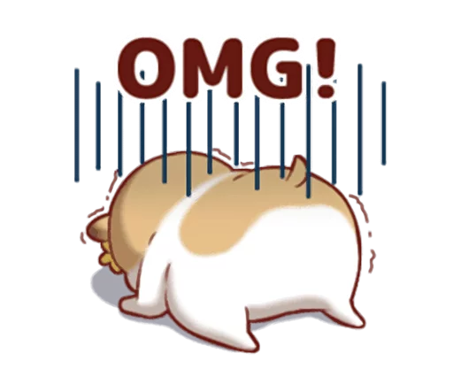 Telegram Sticker «Fluffy Hamster Girl» 😔