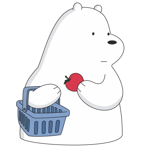 Telegram stiker «icebear LizF» 🛒