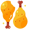 Telegram emoji «Food Icons » 🍗