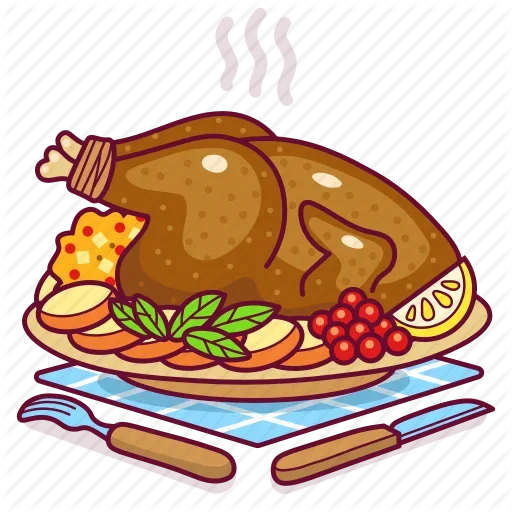 Telegram Sticker «Food» 🍗