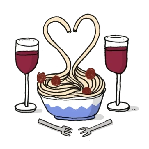 Food and Wine sticker 😚