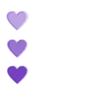Telegram emoji «Purple» 💋
