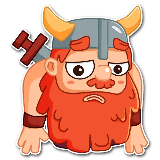 Telegram Sticker «Viking» 😔