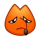 Fox Emoji Pack sticker 😞