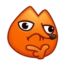 Стікер Fox Emoji Pack 🤔