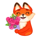 Fox 🦊  stiker 💐