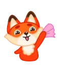 Fox 🦊 sticker 👋