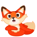 Fox 🦊 sticker 😱