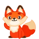 Fox 🦊 sticker 👋
