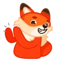 Fox 🦊 sticker 👏