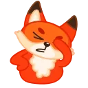 Емодзі Fox 🦊 🤦‍♀