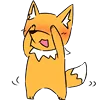 Fox Mini Emoji Pack emoji 🫣
