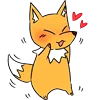 Fox Mini Emoji Pack emoji 🥰