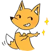 Fox Mini Emoji Pack emoji 😏