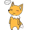 Fox Mini Emoji Pack emoji 🫥
