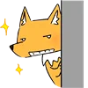 Fox Mini Emoji Pack emoji 😑