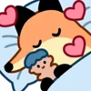 Эмодзи Fox Set Emoji 🛏
