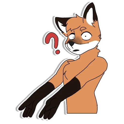Стікер Fox Stickers 🧐