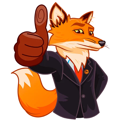 Telegram stiker «Foxcon_verif» 👍