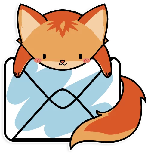 Telegram stiker «foxmosa» ✉️