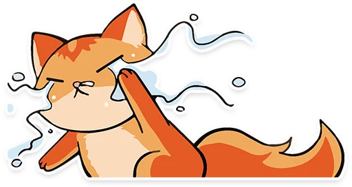 Telegram stiker «foxmosa» 😭