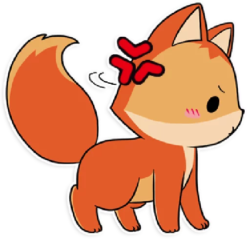 Стикер Telegram «foxmosa» 💢