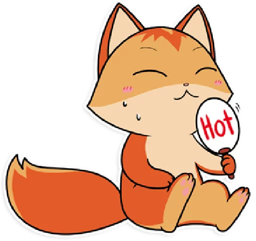 Telegram stiker «foxmosa» ☀️
