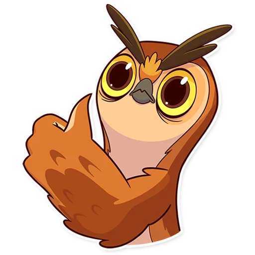 Стикер Telegram «Freelance Owl» 