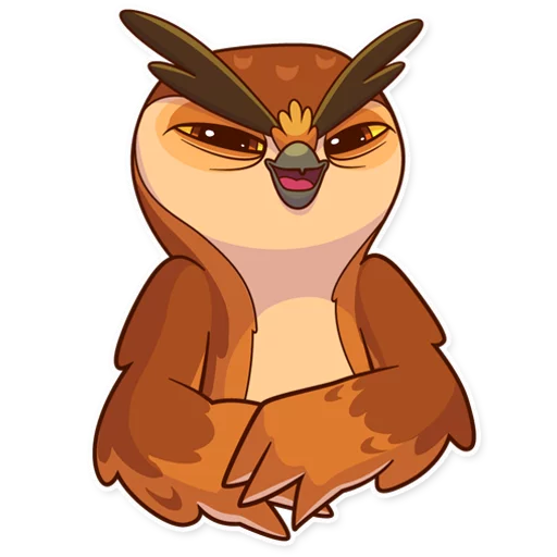 Стікер Telegram «Freelance Owl» 😁